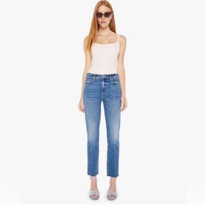 MOTHER The Rascal Ankle Fray in Bonfire Lighting Size 26 flawed see pic